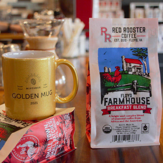 Organic Floyd Farmhouse Breakfast Blend - Coffee Selection for Smooth Everyday Cups
