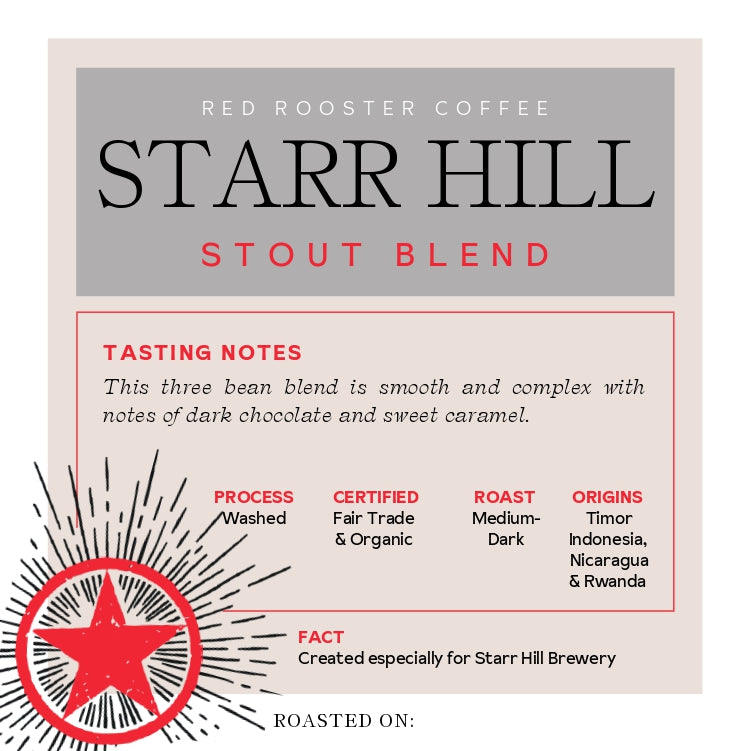 Organic Starr Hill Stout Blend - Coffee Selection for Smooth Everyday Cups