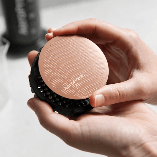 AeroPress Gold Tone Filter - XL - Coffee Filter Option for Home and Travel
