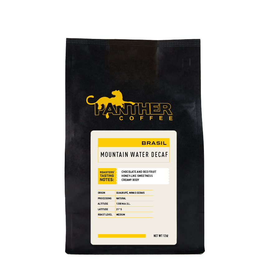 Decaf Mountain Water Brazil 12 oz - Coffee Selection for Smooth Everyday Cups