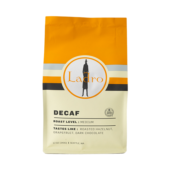 Ladro Decaf 12 oz - Coffee Selection for Smooth Everyday Cups