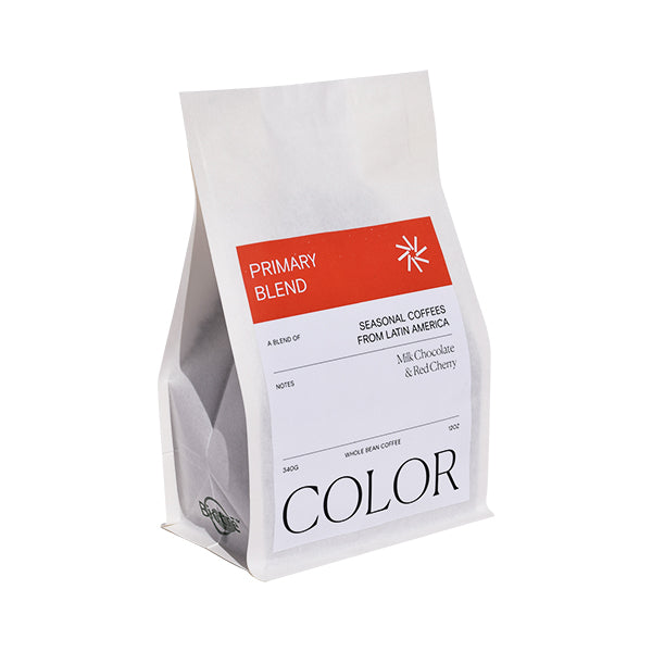 Primary (Our Seasonal Blend) 12 oz - Coffee Selection for Smooth Everyday Cups