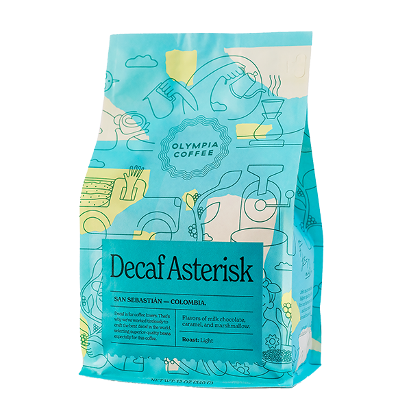 Decaf Asterisk 12 oz - Coffee Selection for Smooth Everyday Cups