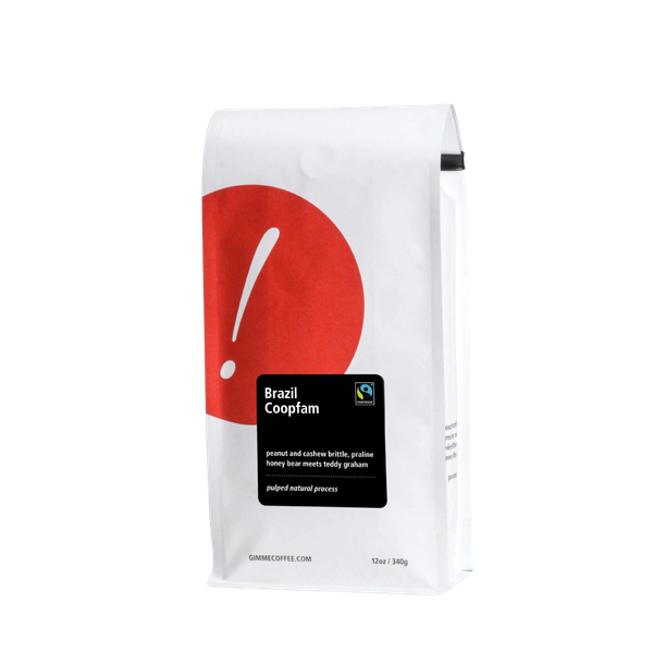 Brazil Coopfam Certified Fairtrade 2 lb - Coffee Selection for Smooth Everyday Cups