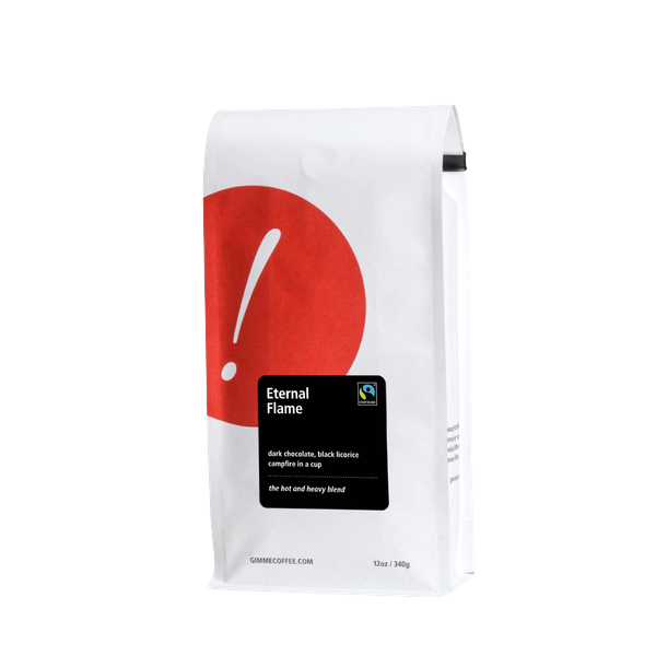 Eternal Flame Fairtrade Dark Roast 12 oz - Coffee Selection for Smooth Everyday Cups
