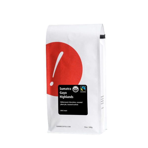 Sumatra Gayo Highlands Dark Roast FT Organic 12 oz - Coffee Selection for Smooth Everyday Cups