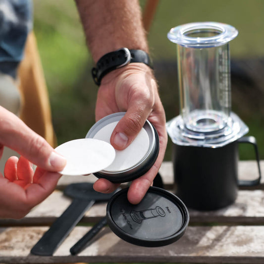 AeroPress Travel Filter Holder - Coffee Filter Option for Home and Travel