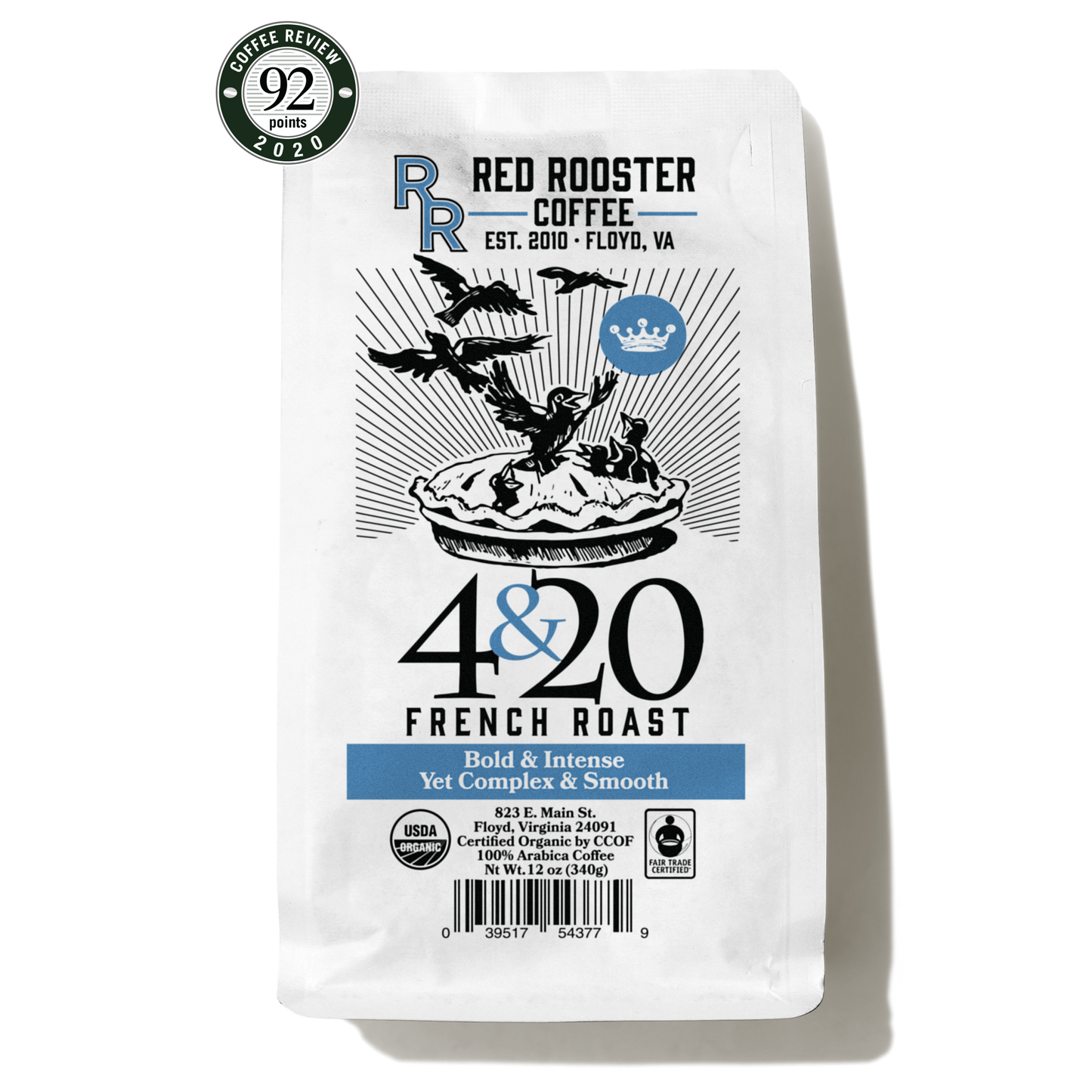 Organic 4&20 French Roast - Coffee Selection for Smooth Everyday Cups