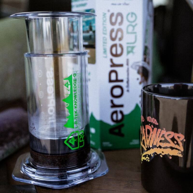 AeroPress Clear Coffee Press - LRG - Manual Brewer for Everyday Coffee Routines