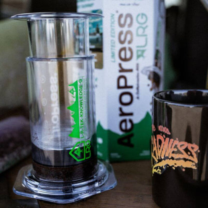 AeroPress Clear Coffee Press - LRG - Manual Brewer for Everyday Coffee Routines