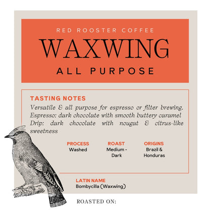 Waxwing All-Purpose Blend - Coffee Selection for Smooth Everyday Cups
