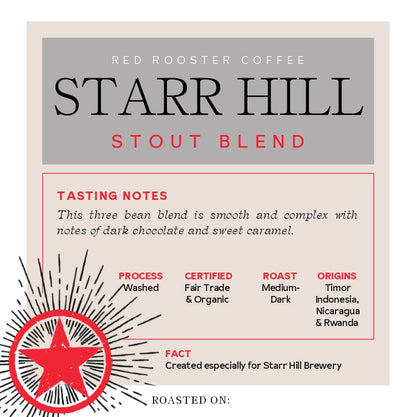 Organic Starr Hill Stout Blend - Coffee Selection for Smooth Everyday Cups