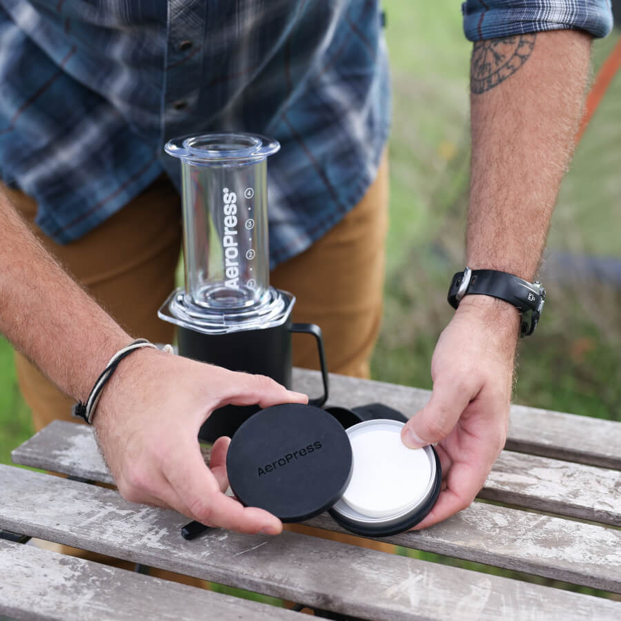 AeroPress Travel Filter Holder - Coffee Filter Option for Home and Travel