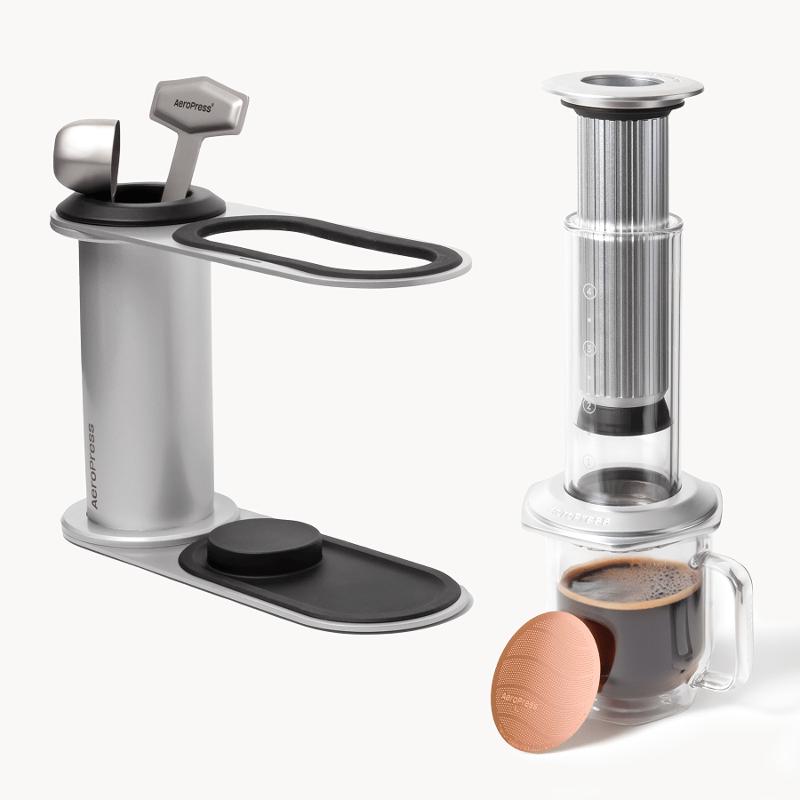AeroPress Premium 20th Anniversary Bundle - Brewing Kit for Convenient Coffee Preparation