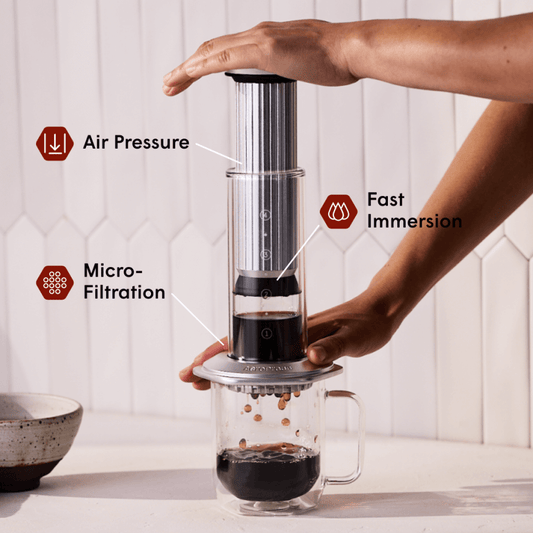 AeroPress Premium 20th Anniversary Bundle - Brewing Kit for Convenient Coffee Preparation