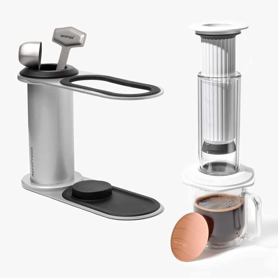 AeroPress Premium 20th Anniversary Bundle - Brewing Kit for Convenient Coffee Preparation
