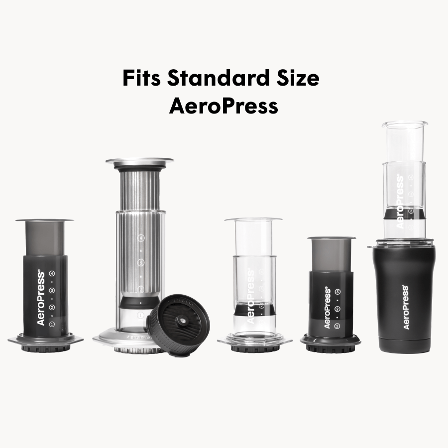AeroPress Flow Control Filter Cap - Standard - Coffee Filter Option for Home and Travel