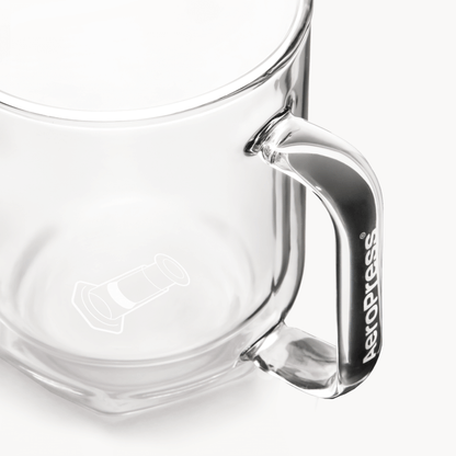 AeroPress Double Wall Glass Coffee Mug - 2 Pack - Coffee Cup Accessory for Brewing and Travel