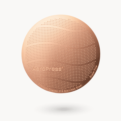 AeroPress Gold Tone Filter - Standard - Coffee Filter Option for Home and Travel