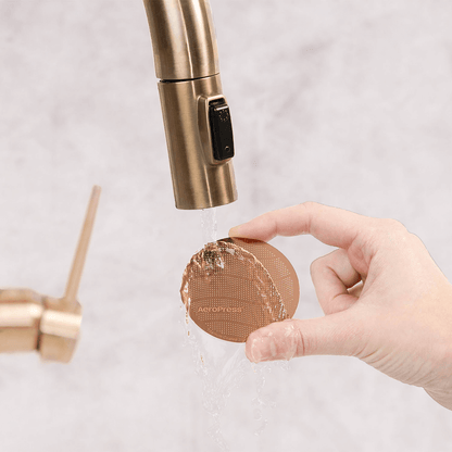 AeroPress Gold Tone Filter - Standard - Coffee Filter Option for Home and Travel