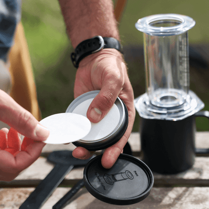 AeroPress Travel Coffee Mug - Stainless Steel - Coffee Cup Accessory for Brewing and Travel