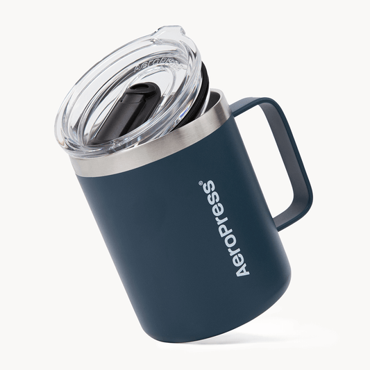 AeroPress Travel Coffee Mug - Stainless Steel - Coffee Cup Accessory for Brewing and Travel