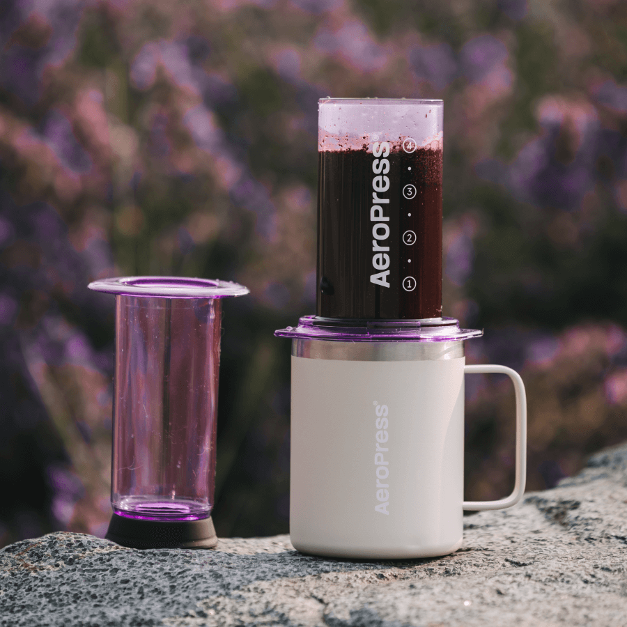 AeroPress Travel Coffee Mug - Stainless Steel - Coffee Cup Accessory for Brewing and Travel