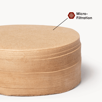 AeroPress Natural Paper Micro-Filters - Standard - Coffee Filter Option for Home and Travel