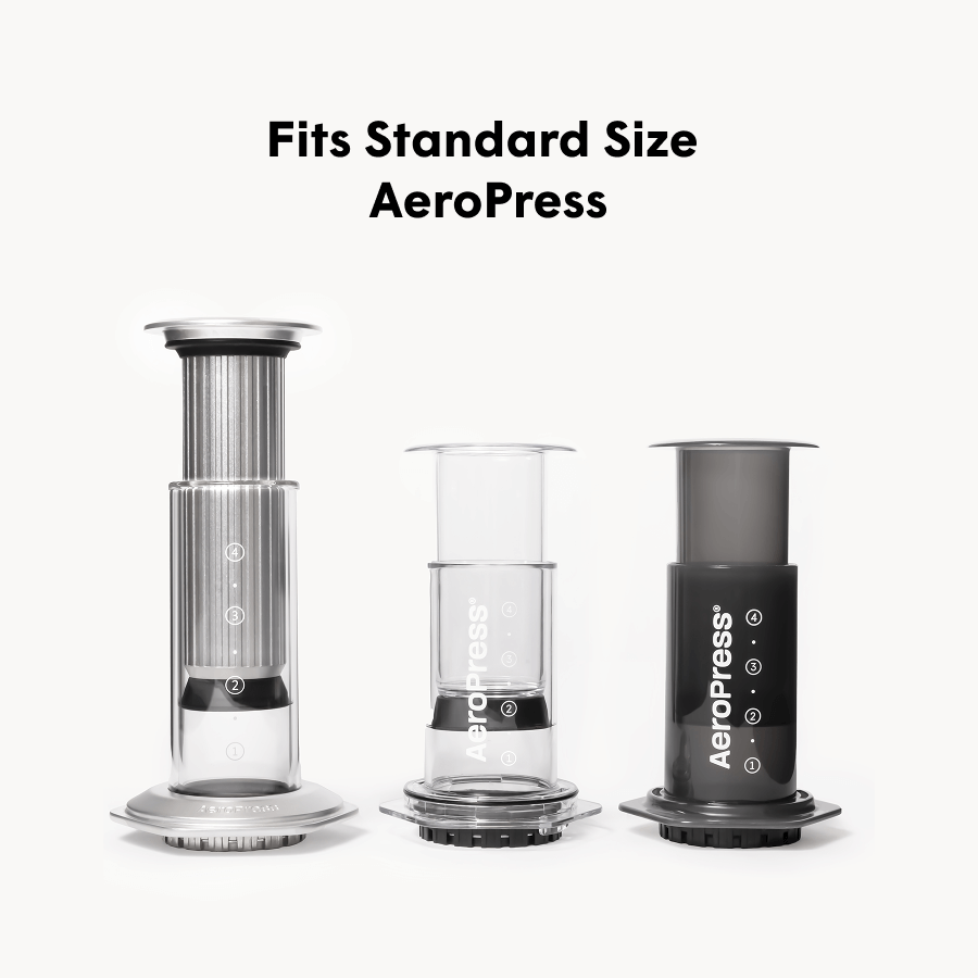AeroPress Organizer Stand - Stainless Steel - Coffee Accessory Organizer for Home Use