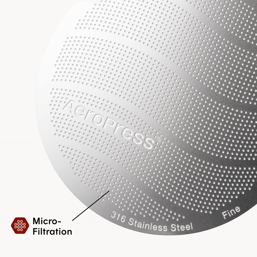 AeroPress Stainless Steel Filter - Standard - Coffee Filter Option for Home and Travel