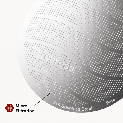 AeroPress Stainless Steel Filter - Standard - Coffee Filter Option for Home and Travel