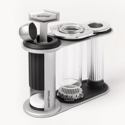 AeroPress Organizer Stand - Stainless Steel - Coffee Accessory Organizer for Home Use