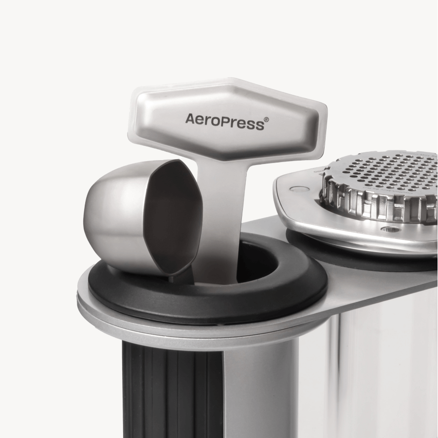 AeroPress Organizer Stand - Stainless Steel - Coffee Accessory Organizer for Home Use