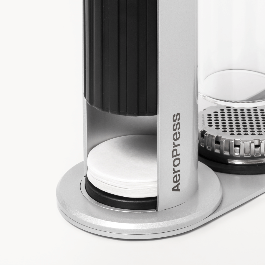 AeroPress Organizer Stand - Stainless Steel - Coffee Accessory Organizer for Home Use