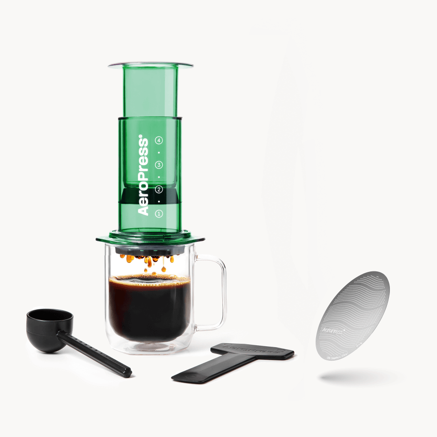 Traveler’s Bundle - Clear - Brewing Kit for Convenient Coffee Preparation