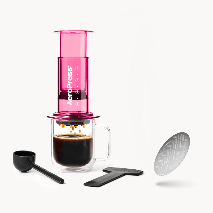 Traveler’s Bundle - Clear - Brewing Kit for Convenient Coffee Preparation