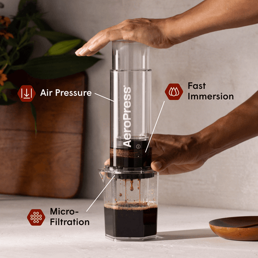 AeroPress Coffee Maker - Clear XL - Manual Brewer for Everyday Coffee Routines