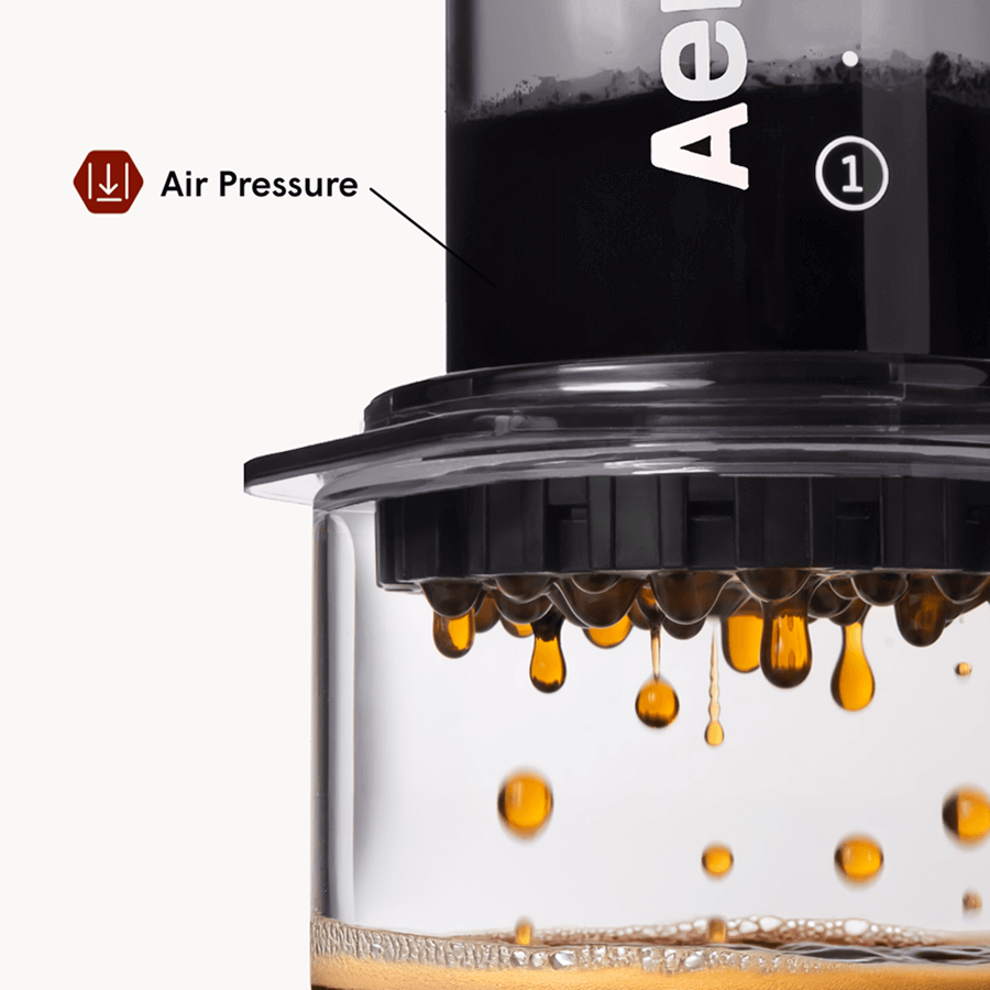 AeroPress Coffee Maker - Clear & Colors - Manual Brewer for Everyday Coffee Routines