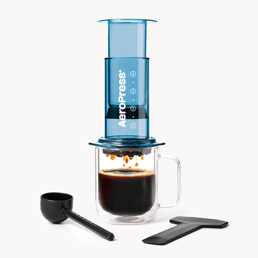 AeroPress Coffee Maker - Clear & Colors - Manual Brewer for Everyday Coffee Routines