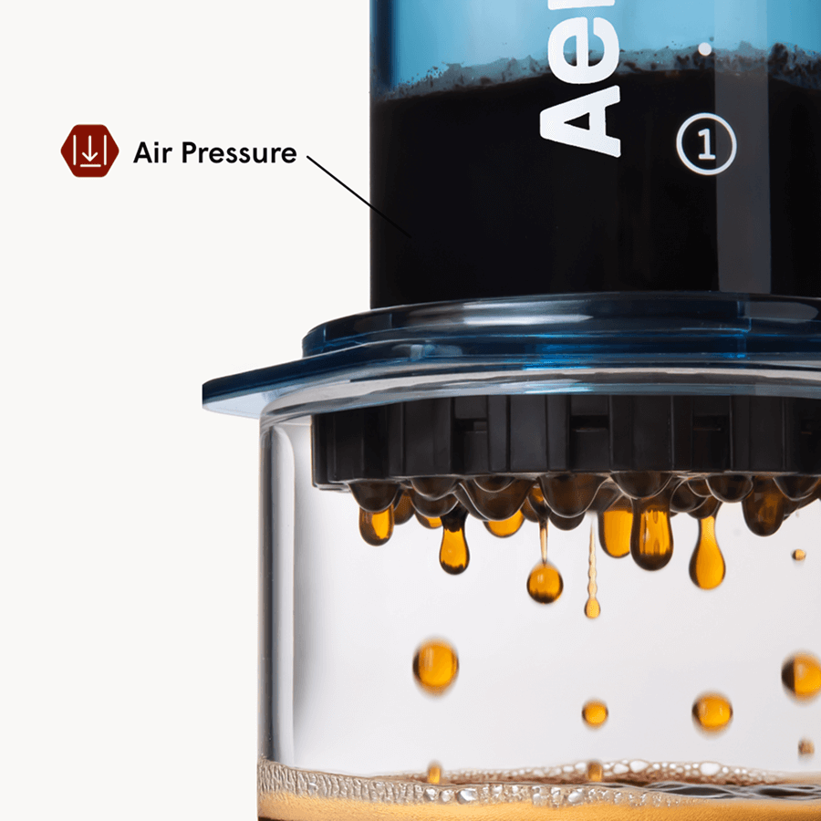 AeroPress Coffee Maker - Clear & Colors - Manual Brewer for Everyday Coffee Routines