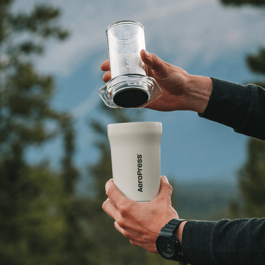 AeroPress Coffee Maker - Go Plus - Manual Brewer for Everyday Coffee Routines