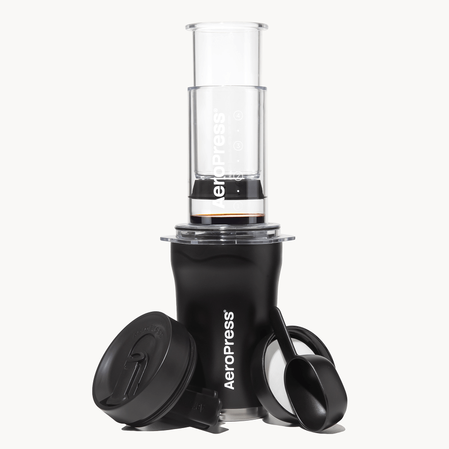 AeroPress Coffee Maker - Go Plus - Manual Brewer for Everyday Coffee Routines