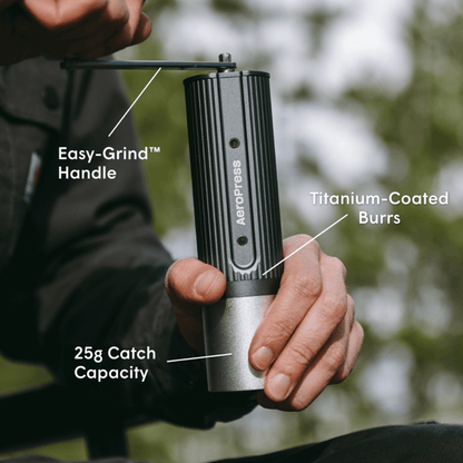 AeroPress Manual Coffee Grinder - Coffee Grinder for Consistent Home Brewing