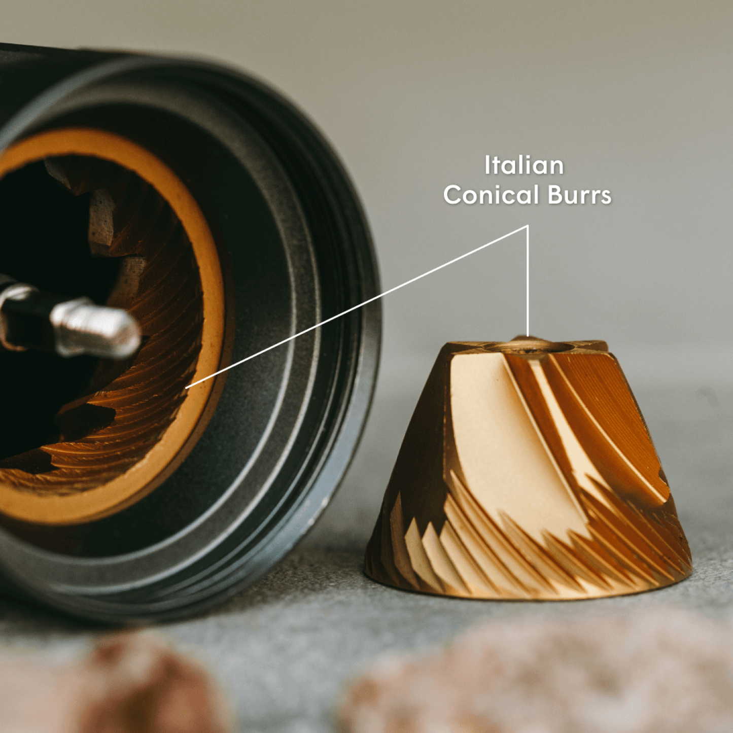 AeroPress Manual Coffee Grinder - Coffee Grinder for Consistent Home Brewing