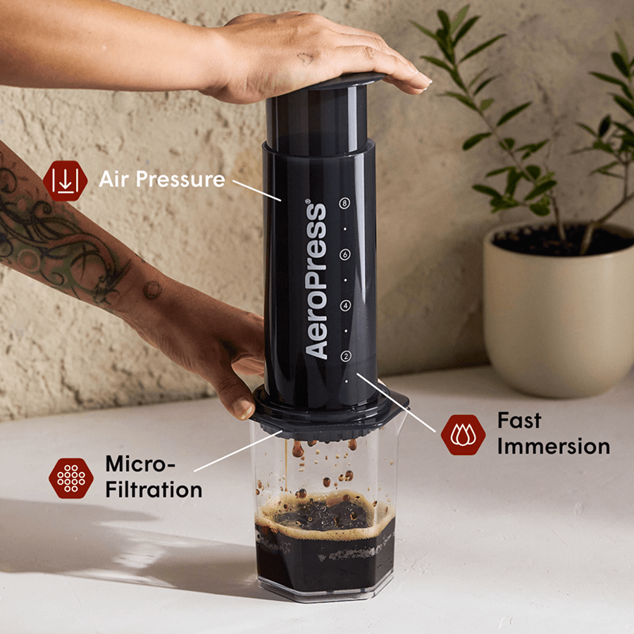 AeroPress Coffee Maker - Original XL - Manual Brewer for Everyday Coffee Routines