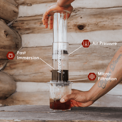 Traveler’s Bundle - Clear XL - Brewing Kit for Convenient Coffee Preparation