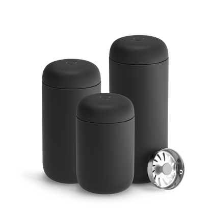 Fellow Carter Move Mug + Splash Guard - Coffee Cup Accessory for Brewing and Travel