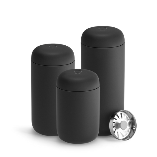Fellow Carter Move Mug + Splash Guard - Coffee Cup Accessory for Brewing and Travel