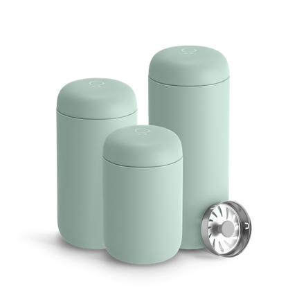 Fellow Carter Move Mug + Splash Guard - Coffee Cup Accessory for Brewing and Travel
