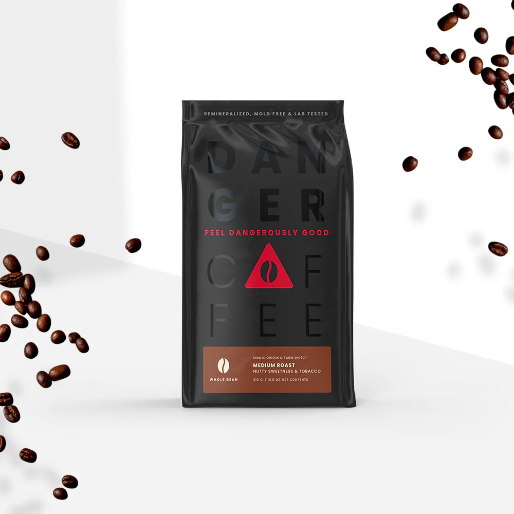 Medium Roast Whole Bean Remineralized Coffee - Coffee Selection for Smooth Everyday Cups